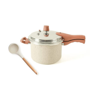 Kit panela de pressão com indução 4,4L e concha de silicone com cabo