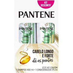 Kit Pantene Bambu Shampoo 400ml Condicionador 175ml