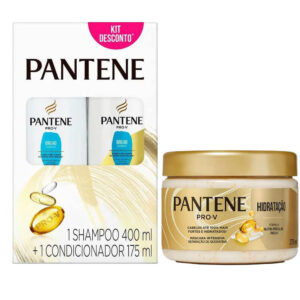 Kit Pantene Brilho Extremo Shampoo 400ml+ Condicionador 175ml Máscara