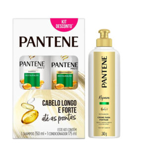 Kit Pantene Restauração Shampoo 350ml Condicionador 175ml Creme Para