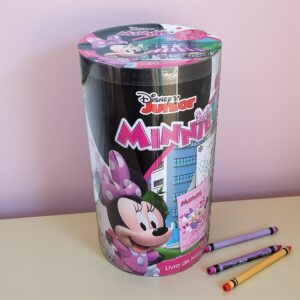 Kit Para Colorir Livro e Giz em Tubo Minnie Mouse 1 unidade Disney