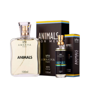 Kit Perfumado Animals Amakha Paris Perfume 100ml 15ml Ambarado