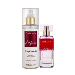 Kit Perfume Capilar 50ml e Body Splash Affair 200ml Barbour’s Beauty