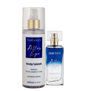 Kit Perfume Capilar 50ml e Body Splash Alter Ego 200ml Barbour’s