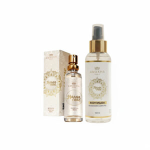 Kit perfume e Body Splash Árabe Feminino Hasan Rose: Perfume 15ml — Perfumes