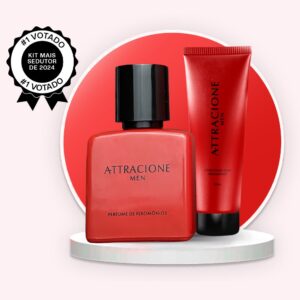 Kit Perfume Hidratante Attracione Men