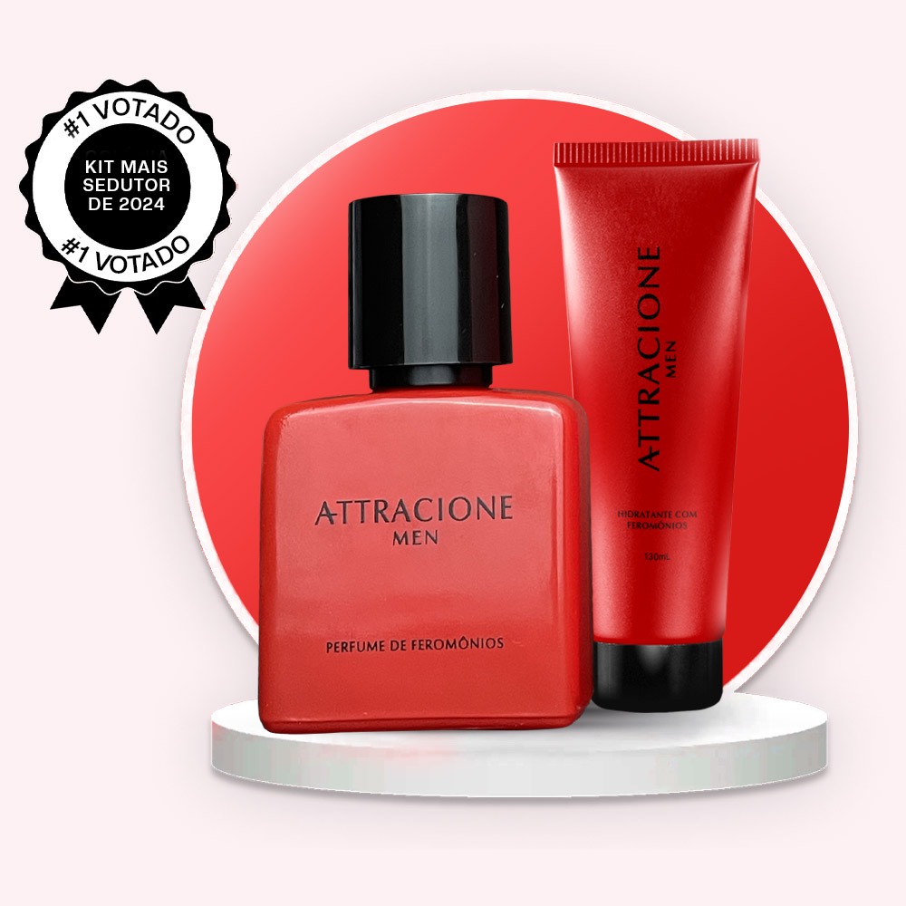 Kit Perfume Hidratante Attracione Men