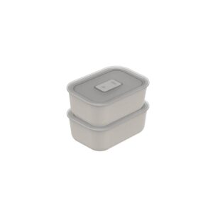 Kit Pote Hermético Para Marmita 620ml 2 peças Ou Linha Move Lock