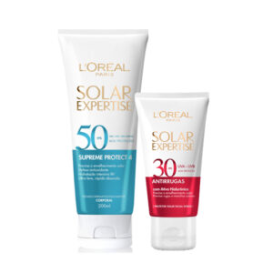 Kit Protetor Solar Corporal Fps 50 200ml Protetor Solar Facial