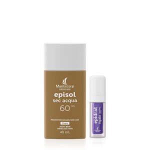 Kit Protetor Solar Episol Sec Acqua Claro Lip Oil Berry
