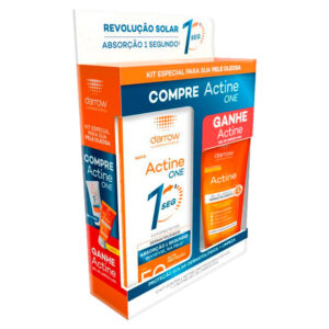 Kit Protetor Solar Facial Actine One Fps 50 Sem Cor 40g e Ganhe