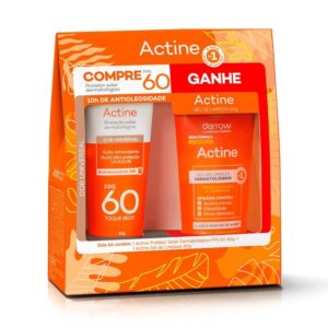 Kit Protetor Solar Facial Darrow Actine Cor Universal 40g Gel de