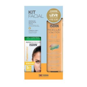Kit Protetor Solar Facial Isdin Fotoprotector Fusion Water 5 Stars
