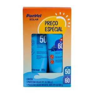 Kit Protetor Solar Fps50 200g Kids Fps60 100g