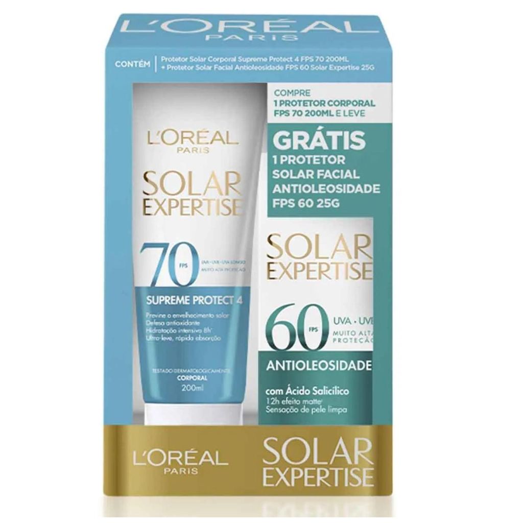 Kit Protetor Solar L'Oréal Solar Expertise Corporal Supreme Protect 4