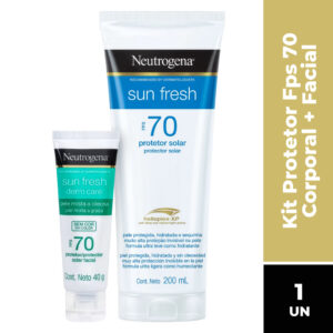 Kit Protetor Solar Neutrogena Corporal Facial Pele Oleosa
