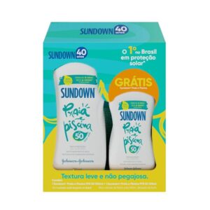 Kit Protetor Solar Sundown Fps 50 200ml Protetor Solar 100ml