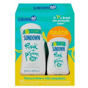 Kit Protetor Solar Sundown Praia e Piscina 200ml 100ml
