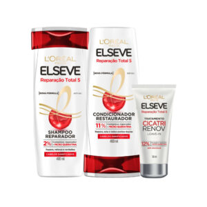 Kit Reparação Total 5 L’Oréal Paris Elseve Shampoo 400ml