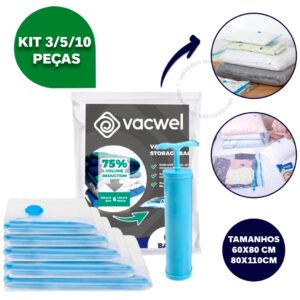 Kit Saco a Vacuo para Filamento Impressora 3D Proteção Contra