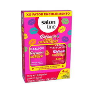 Kit Salon Line Shampoo 300ml Creme Multifuncional 300ml Definição