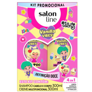 Kit Salon Line Shampoo 300ml Creme Multifuncional 300ml #todecacho