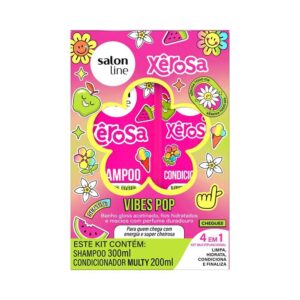 Kit Salon Line Xêrosa Shampoo Condicionador Vibes Pop
