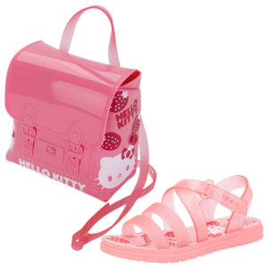 Kit Sandália Infantil Hello Kitty Sweet Mochila Grendene Kids 23431