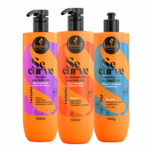 Kit Se Curve Cacheados Haskell 3 Itens Shampoo, Condicionador e