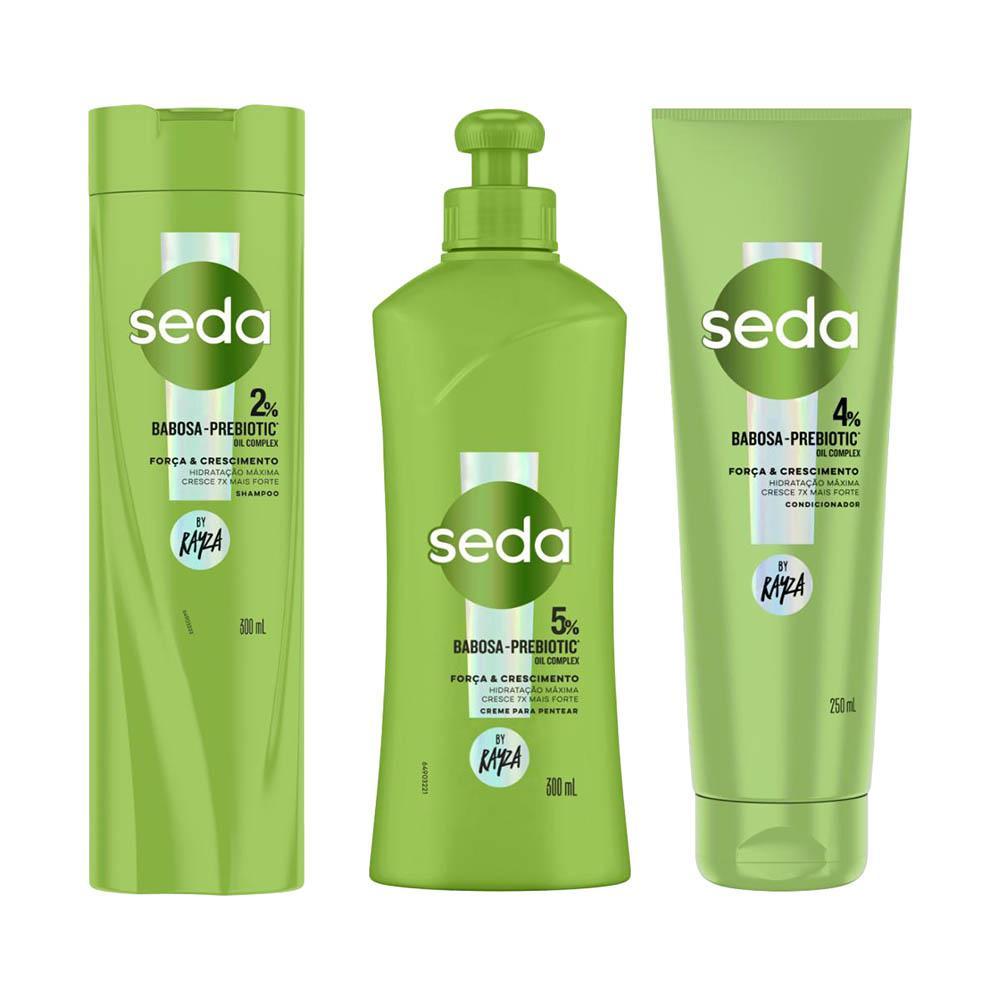 Kit Seda by Rayza Shampoo Força Crescimento 300ml Condicionador 250ml