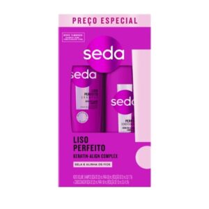 Kit Seda Liso Perfeito Shampoo 300ml Condicionador 190ml