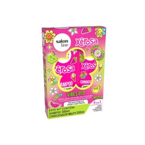 Kit Shampoo 300ml Condicionador 200ml Xêrosa Vibes Pop