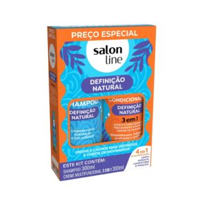 Kit Shampoo 300ml Creme Multifuncional 300ml Definição Natural