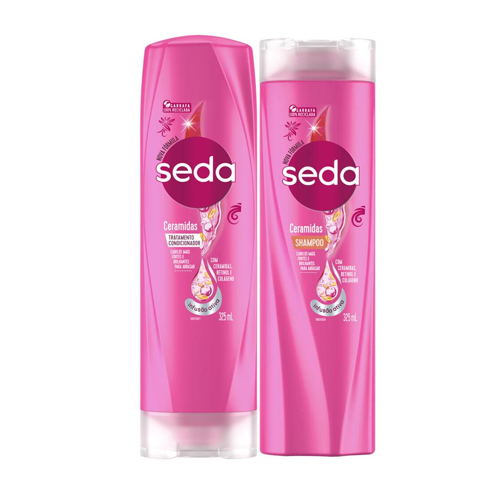 Kit Shampoo 325ml Condicionador Seda Ceramidas 325ml