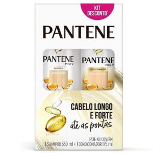 Kit Shampoo 350ml Condicionador Pantene Hidratacao 175ml