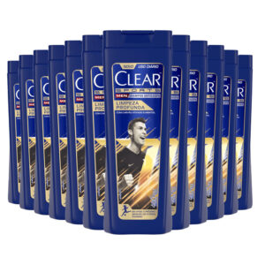 Kit Shampoo Anticaspa Clear Sports Men Limpeza Profunda 400ml 12
