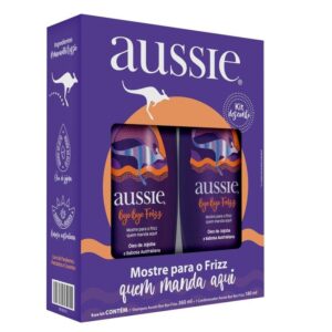 Kit Shampoo Aussie Bye Bye Frizz 360ml Condicionador 180ml
