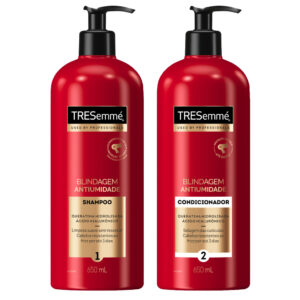 Kit Shampoo Condicionador Blindagem Antiumidade Tresemmé 650ML 2 Itens