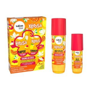 Kit Shampoo Condicionador, Body Splash e Óleo de Tratamento Xêrosa
