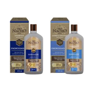 Kit Shampoo Condicionador Engrossador Tio Nacho 415ml 2 Itens