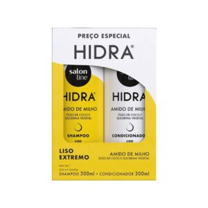 Kit Shampoo Condicionador Hidra Amido de Milho Salon Line 300ml