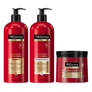 Kit Shampoo Condicionador Máscara Blindagem Antiumidade Tresemmé 3