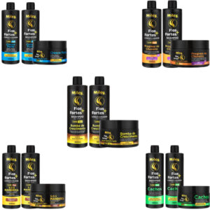 Kit Shampoo Condicionador Mascara Tratamento Fios Mais Fortes Escolha