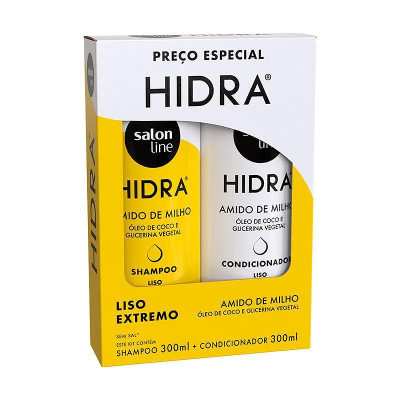 Kit Shampoo Condicionador Salon Line Hidra Amido de Milho Liso
