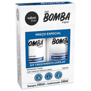 Kit Shampoo Condicionador Sos Bomba Salon Line Original 200ml
