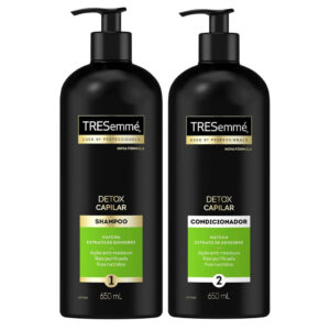 Kit Shampoo Condicionador Tresemmé Detox Capilar 650ml