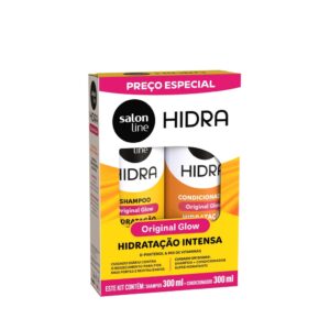 Kit Shampoo e Condicionador Hidra D-Pantenol e Mix de Vitaminas Salon