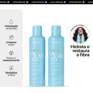 Kit Shampoo e Condicionador Limpeza Suave e Hidratação da Fibra Para