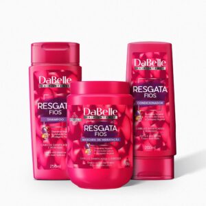 Kit Shampoo e Condicionador Máscara 800g Resgata Fios Dabelle Hair