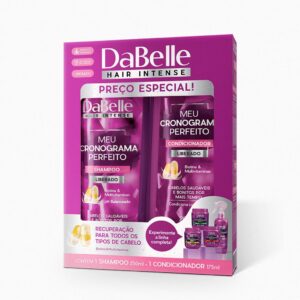 Kit Shampoo e Condicionador Meu Cronograma Perfeito Dabelle Hair
